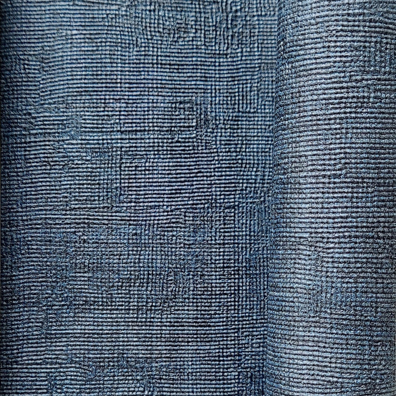 Linen Y5555 - Vinyl Texture - Navy Blue